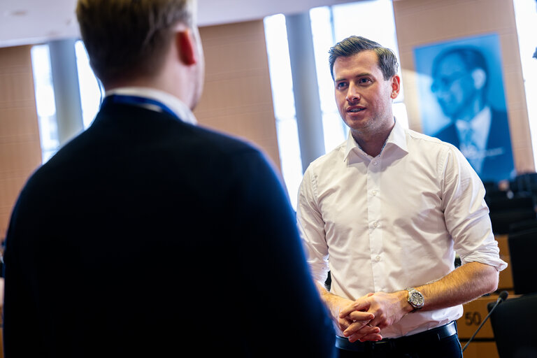 Fotografi 4: Kristoffer STORM in the EP in Brussels