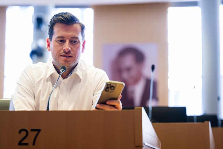 Fotografi 5: Kristoffer STORM in the EP in Brussels