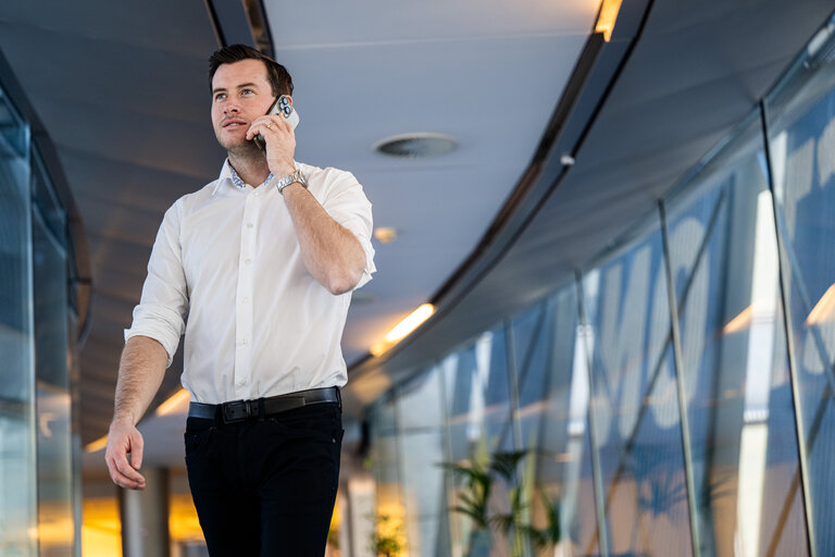 Fotografi 12: Kristoffer STORM in the EP in Brussels