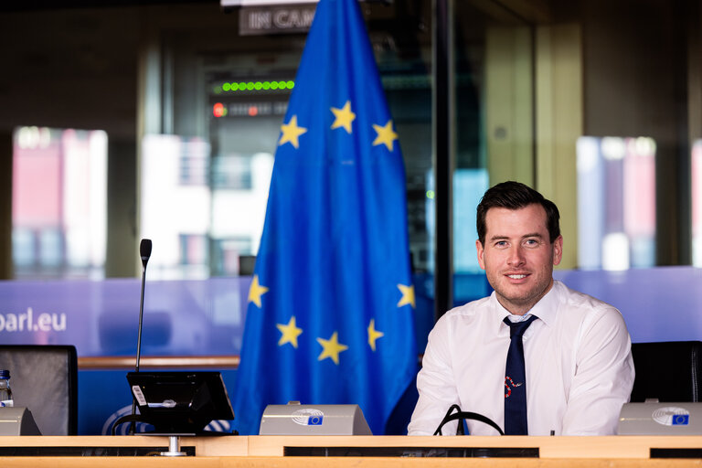 Fotografi 3: Kristoffer STORM in the EP in Brussels