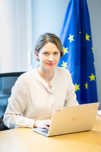 Fotogrāfija 2: Tsvetelina PENKOVA in the EP in Brussels