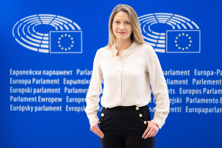 Nuotrauka 4: Tsvetelina PENKOVA in the EP in Brussels