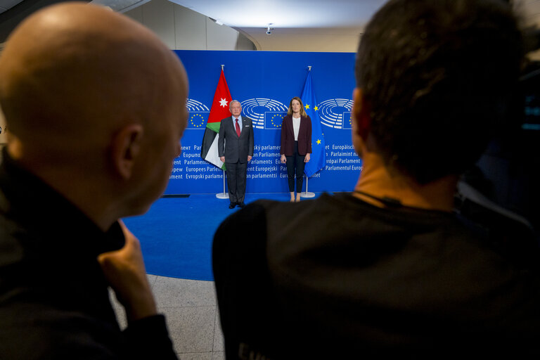 Valokuva 17: Roberta METSOLA, EP President meets with Abdullah II bin Al-Hussein, King of Jordan