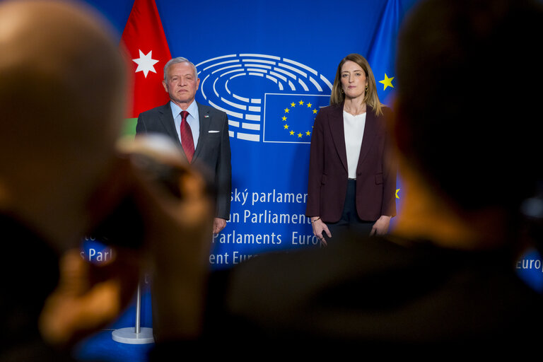 Fotografie 14: Roberta METSOLA, EP President meets with Abdullah II bin Al-Hussein, King of Jordan