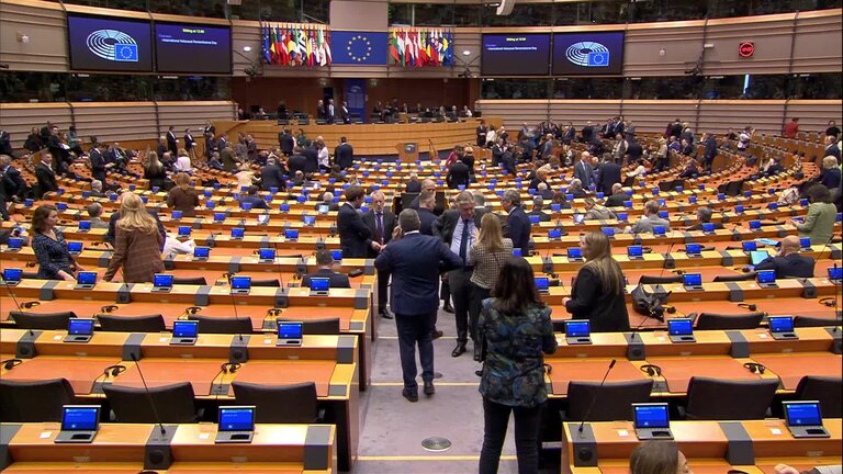 International Holocaust Remembrance Day: Atmosphere shots in the hemicycle