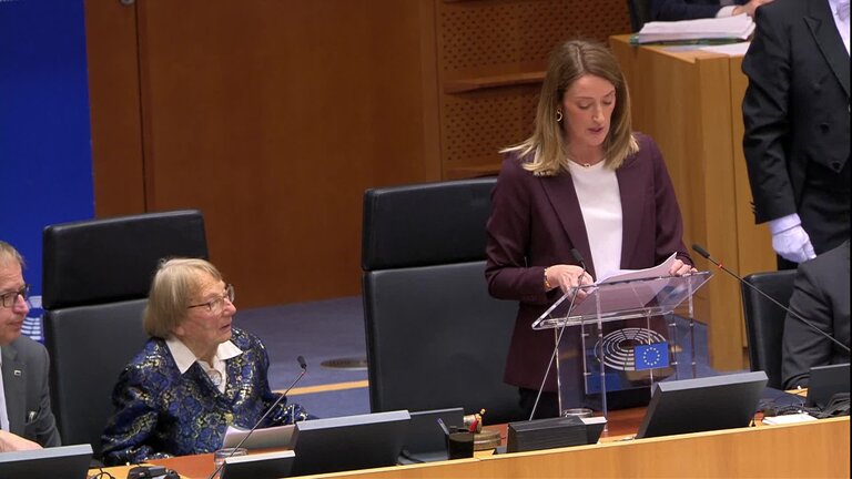 International Holocaust Remembrance Day: Introductory speech by Roberta METSOLA, EP President