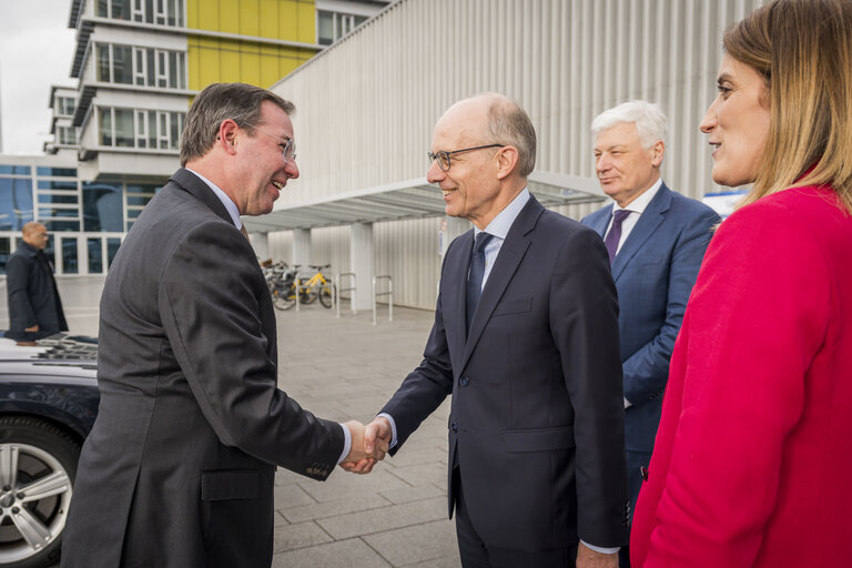 Φωτογραφία 21: Inauguration of the Europa Experience in Luxembourg with the presence of Roberta METSOLA, EP President