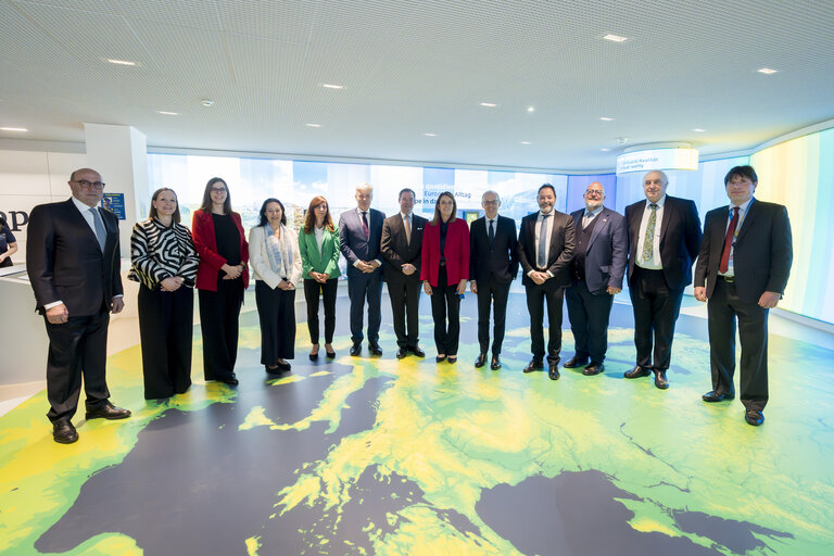 Fotografie 7: Inauguration of the Europa Experience in Luxembourg with the presence of Roberta METSOLA, EP President