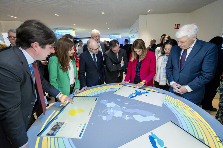 Φωτογραφία 4: Inauguration of the Europa Experience in Luxembourg with the presence of Roberta METSOLA, EP President