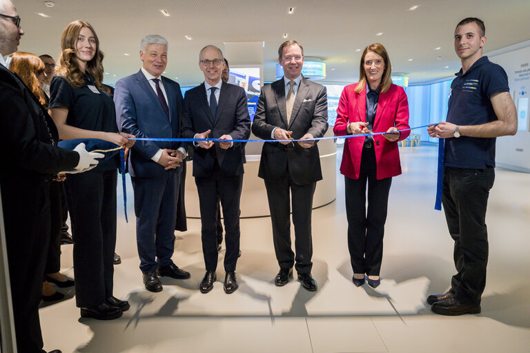 Inauguration of the Europa Experience in Luxembourg with the presence of Roberta METSOLA, EP President