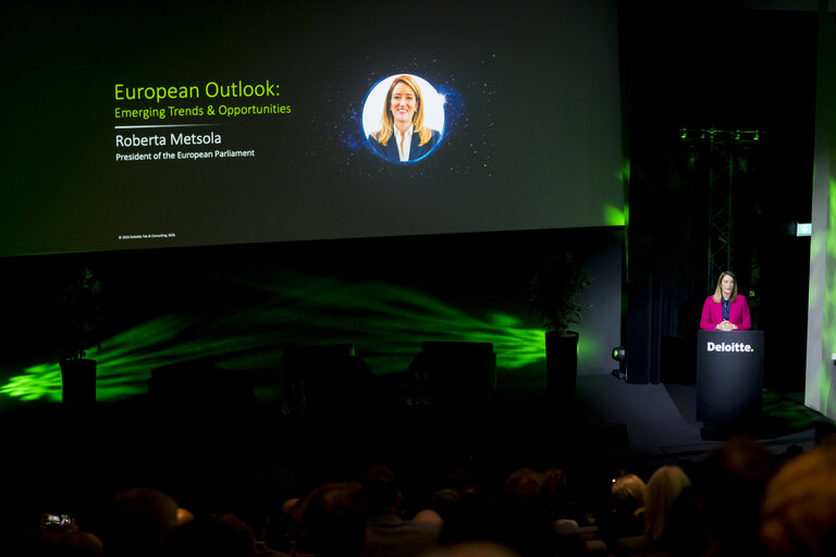 Roberta METSOLA, EP President participates at the 'Beyond Conference: Our Role in Shaping the Future', organized by Deloitte Lux