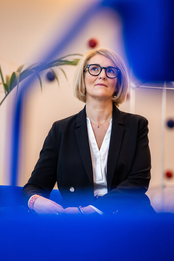 Fotogrāfija 2: Marie Pierre VEDRENNE in the EP in Brussels