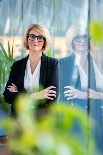 Photo 9 : Marie Pierre VEDRENNE in the EP in Brussels