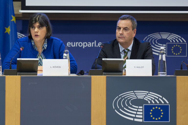 Foto 26: FISC - Exchange of Views with Laura Kövesi, European Chief Prosecutor, and Yannic Hulot, Chair of Eurofisc, on ' The Role of the EPPO and Eurofisc in Tackling VAT Fraud in the EU '