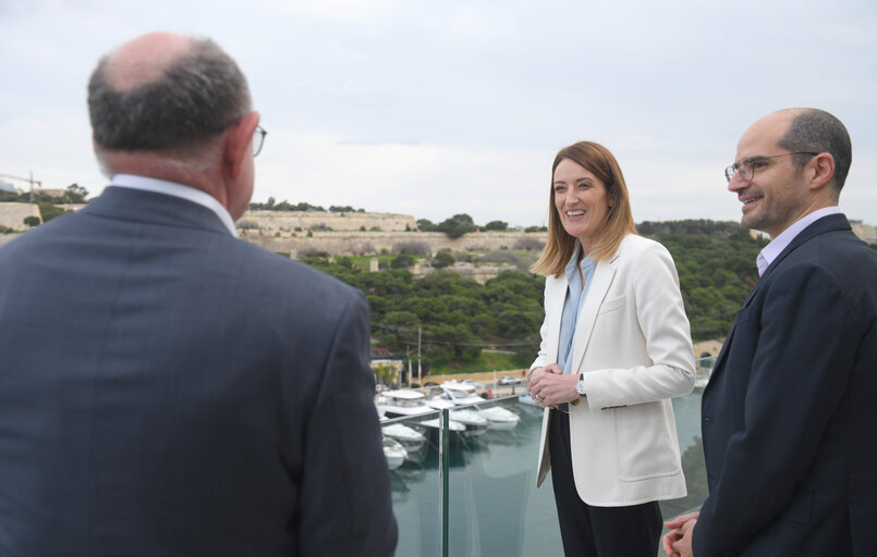 Visit by Roberta METSOLA, EP President to Malta - Meeting at KPMG Malta