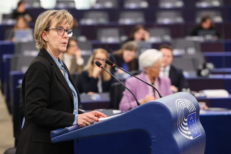 Foto 42: EP Plenary session - European Central Bank – Annual report 2024, in the presence of Christine LAGARDE, President of the ECB