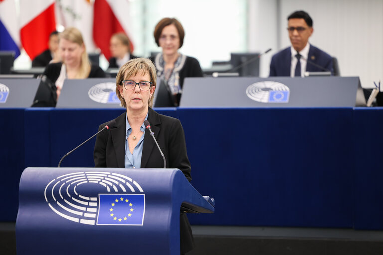 Foto 41: EP Plenary session - European Central Bank – Annual report 2024, in the presence of Christine LAGARDE, President of the ECB