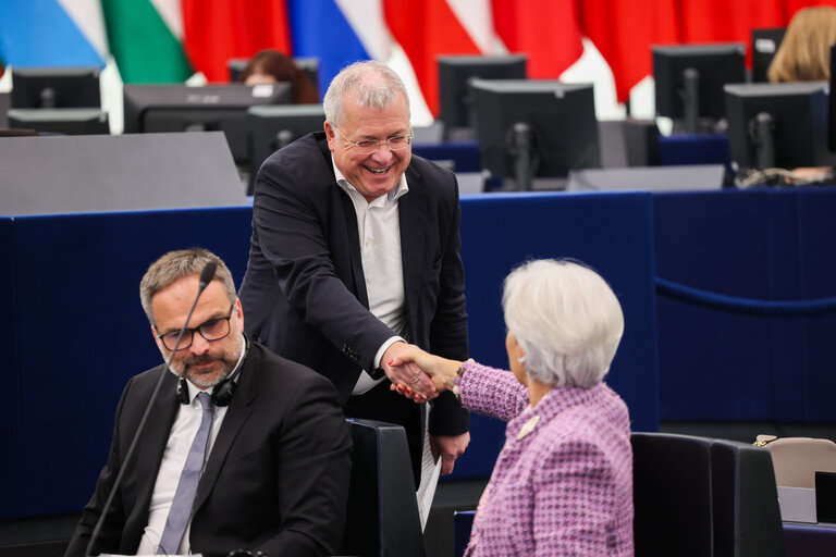 EP Plenary session - European Central Bank – Annual report 2024, in the presence of Christine LAGARDE, President of the ECB