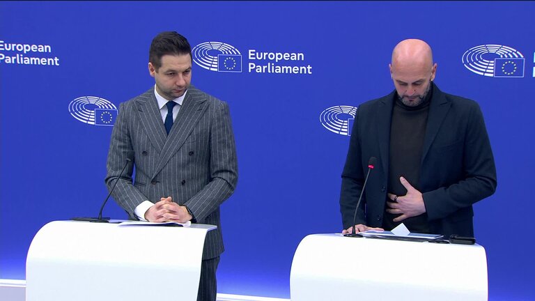 Press briefing by Patryk JAKI (ECR, PL), and Nicola PROCACCINI (ECR, IT), ECR Group Co-Leaders