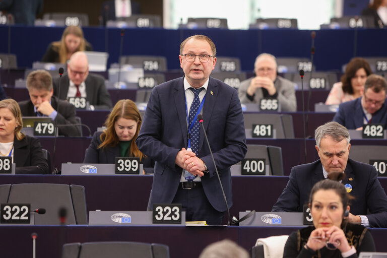 EP Plenary session - Continuing the unwavering EU support for Ukraine, after three years of Russia’s war of aggression