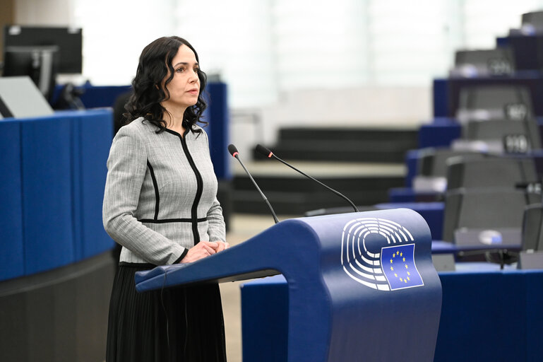 Fotografija 24: EP Plenary session - Honouring the memory of Ján Kuciak and Martina Kušnírová