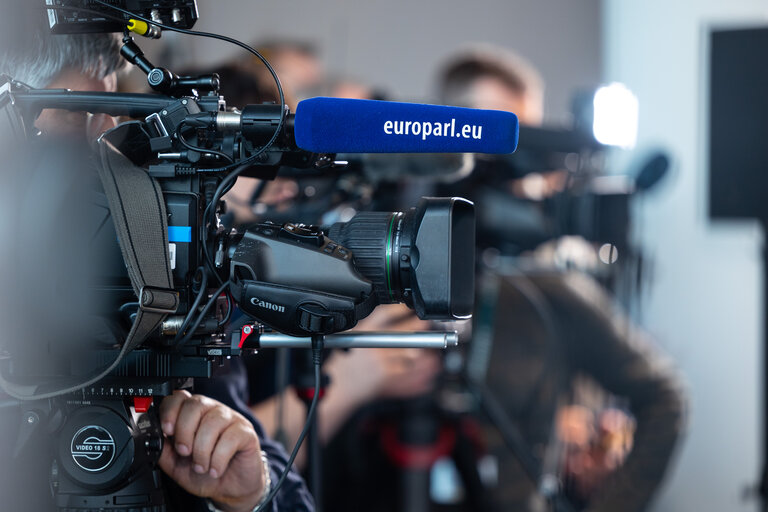 Foto 3: Press point AFET - The foreign policy priorities of the Polish Presidency of the Council of the EU