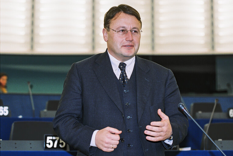 Fotografie 16: Paul RÜBIG in the EP in Strasbourg