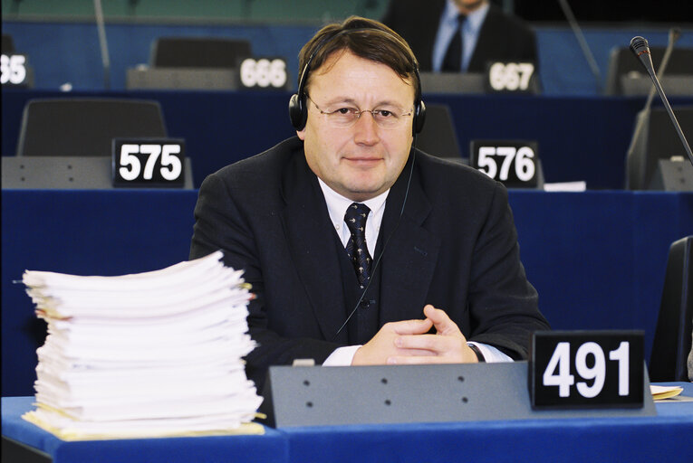 Fotografie 17: Paul RÜBIG in the EP in Strasbourg