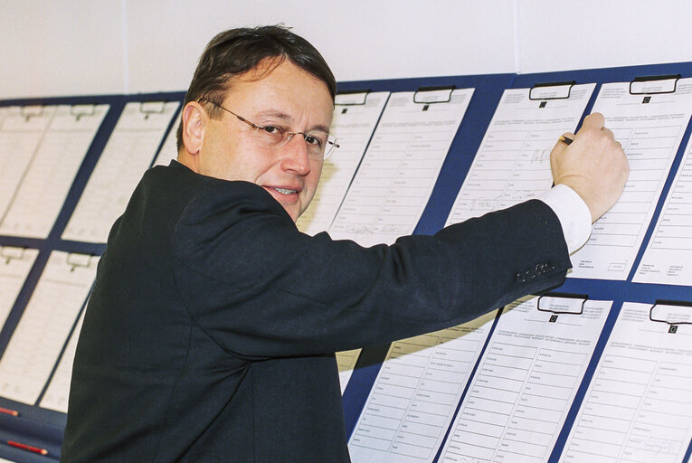 Fotografie 12: Paul RÜBIG in the EP in Strasbourg