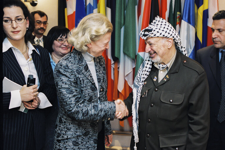 EP President meets with the President of the Palestinian National Authority