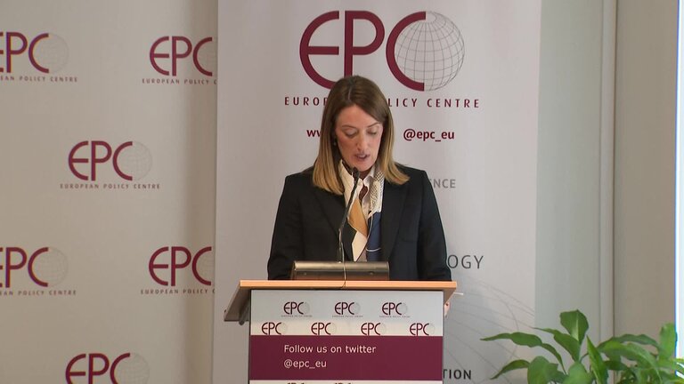 Speech by Roberta METSOLA, EP President at the European Policy Center (EPC) Thought Leadership Forum on defence and security