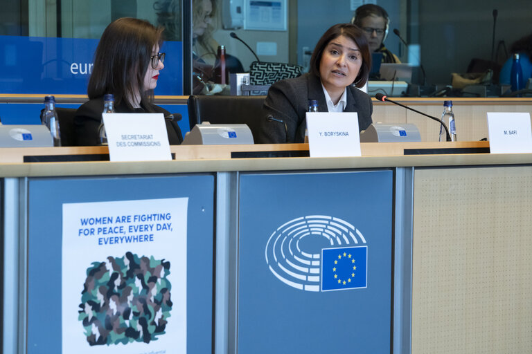 Fotografija 13: International Women’s Day 2025 - FEMM Inter-parliamentary Committee ' Strengthening the Women, Peace and Security Agenda – Upholding Women’s Rights in Defence, Security and Peace Building '