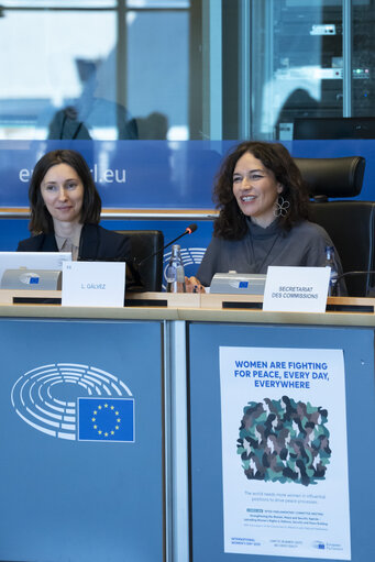 Fotografija 11: International Women’s Day 2025 - FEMM Inter-parliamentary Committee ' Strengthening the Women, Peace and Security Agenda – Upholding Women’s Rights in Defence, Security and Peace Building '