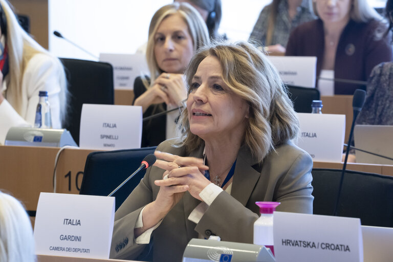 Fotografija 47: International Women’s Day 2025 - FEMM Inter-parliamentary Committee ' Strengthening the Women, Peace and Security Agenda – Upholding Women’s Rights in Defence, Security and Peace Building'