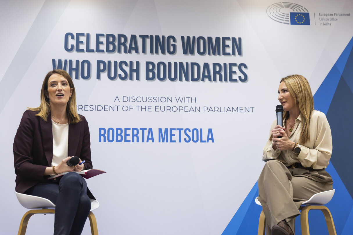 Visit by Roberta METSOLA, EP President to Malta - Participation at the event 'Celebrating Women who push Boundaries'