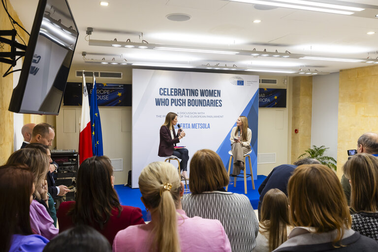 Visit by Roberta METSOLA, EP President to Malta - Participation at the event 'Celebrating Women who push Boundaries'