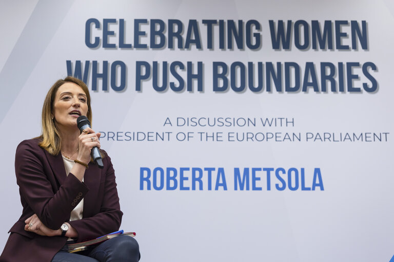 Visit by Roberta METSOLA, EP President to Malta - Participation at the event 'Celebrating Women who push Boundaries'