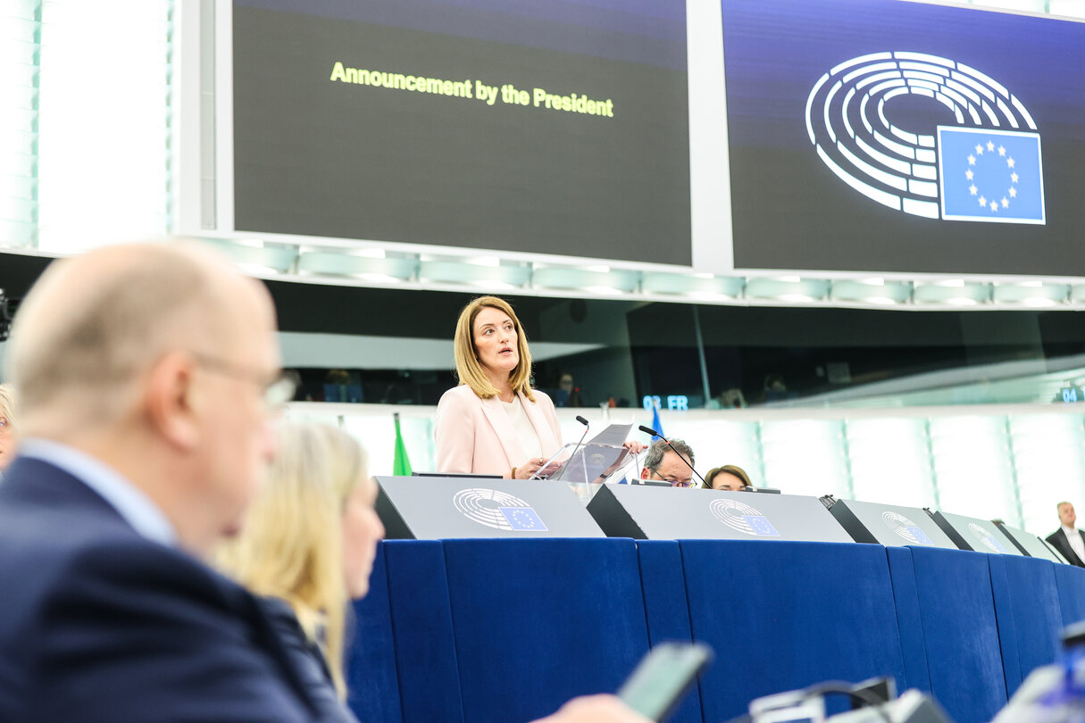 EP Plenary session - Resumption of session and order of business