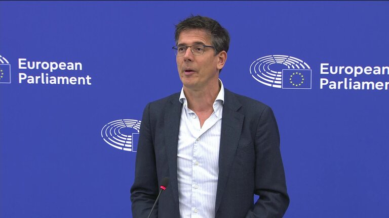 Press briefing by Bas EICKHOUT (Greens/EFA, NL), Greens/EFA Group Leader