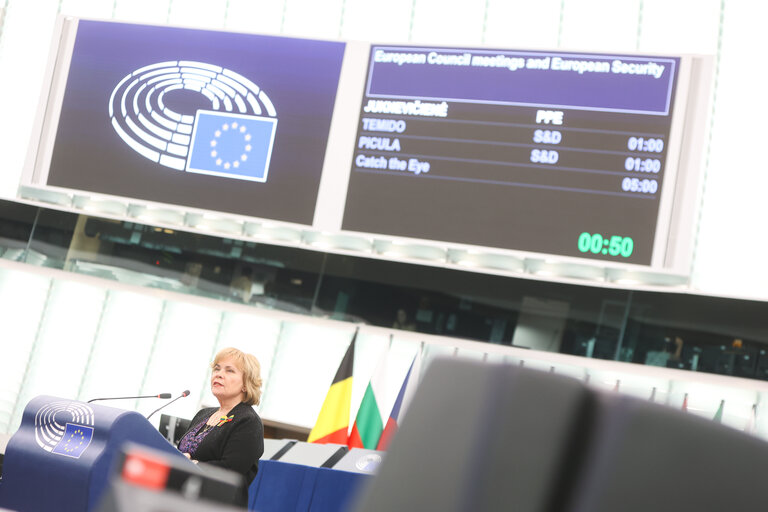 EP Plenary session - European Council meetings and European Security