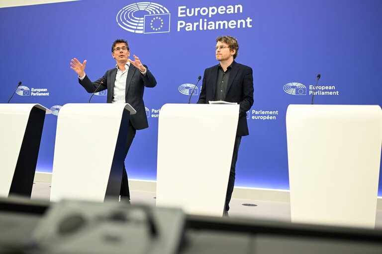 Fotografie 10: Press briefing Greens/EFA