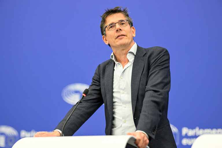 Fotografie 11: Press briefing Greens/EFA