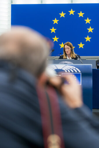 Fotografi 22: EP Plenary session - European Council meetings and European Security