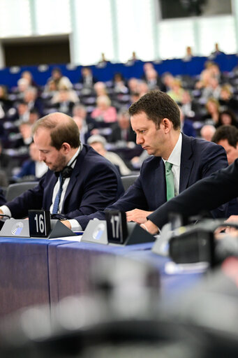 Foto 15: EP Plenary session - defence - Voting session