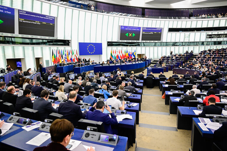 Fotografia 18: EP Plenary session - defence - Voting session