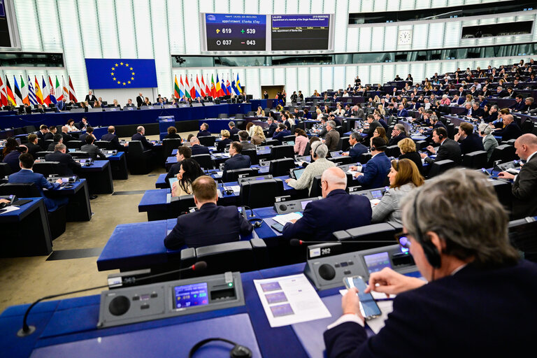 Fotografi 19: EP Plenary session - defence - Voting session