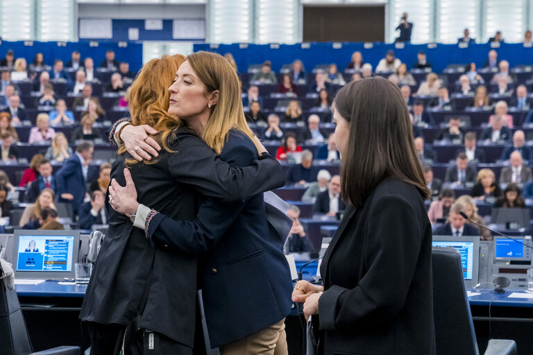 EP Plenary session International Women's Day Celebration