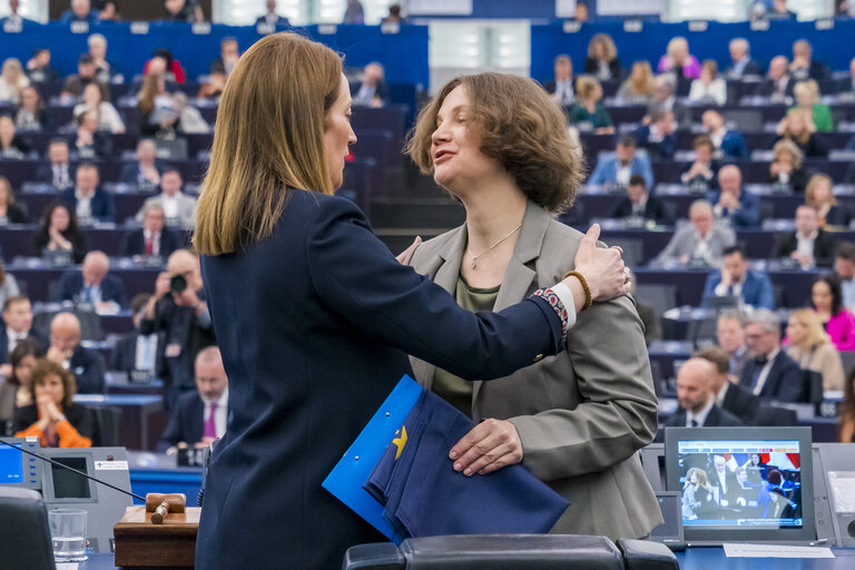 EP Plenary session International Women's Day Celebration