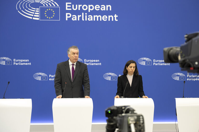 Photo 10: Press conference on the implementation of the Horizon Europe program