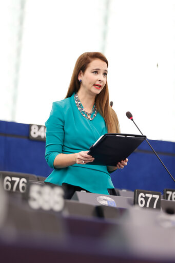 Снимка 8: EP Plenary session - Presentation of the proposal on a new common approach on returns